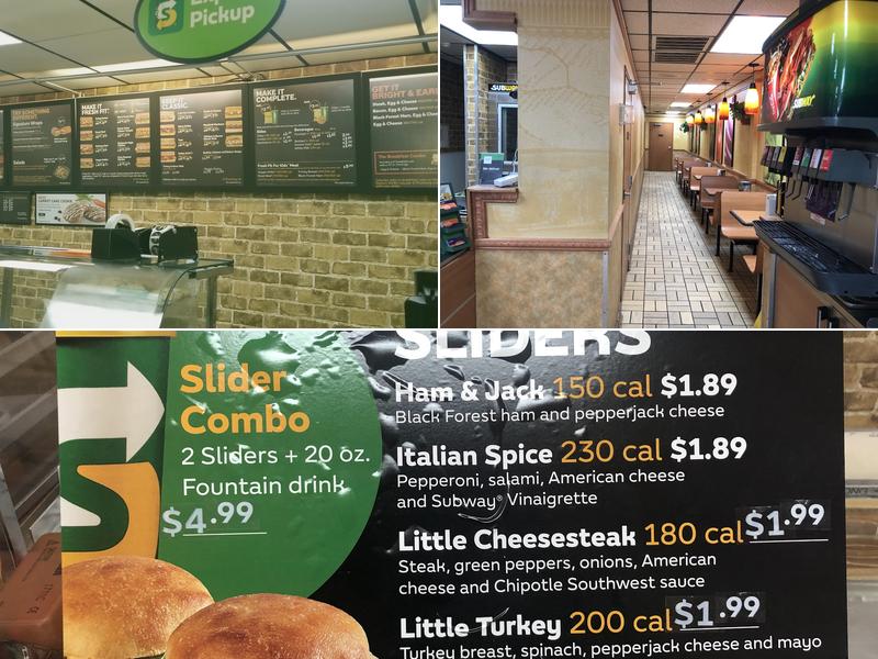 Subway Tucker Norcross Menu