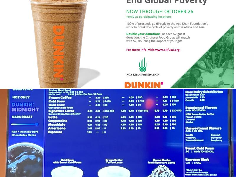 Dunkin' Menu