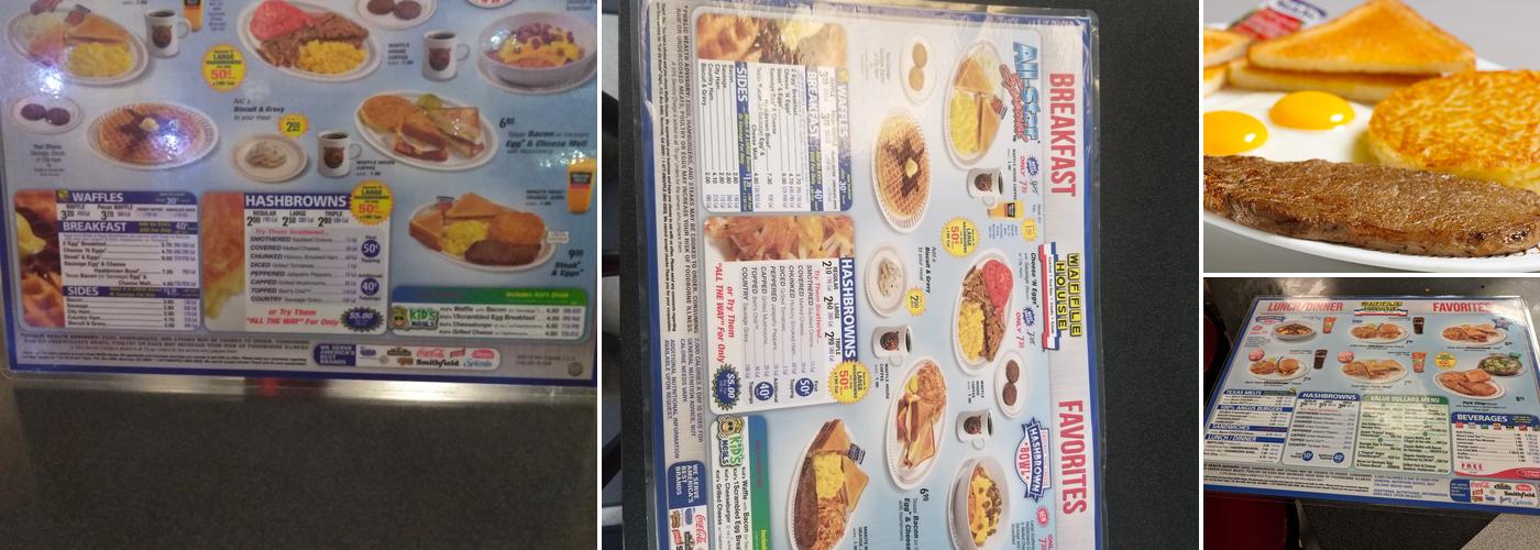 Waffle House Menu