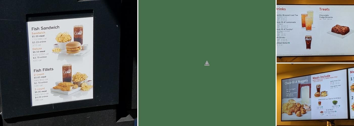 Chick-fil-A Menu