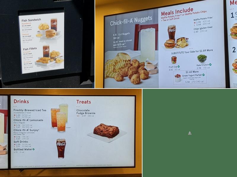 Chick-fil-A Menu