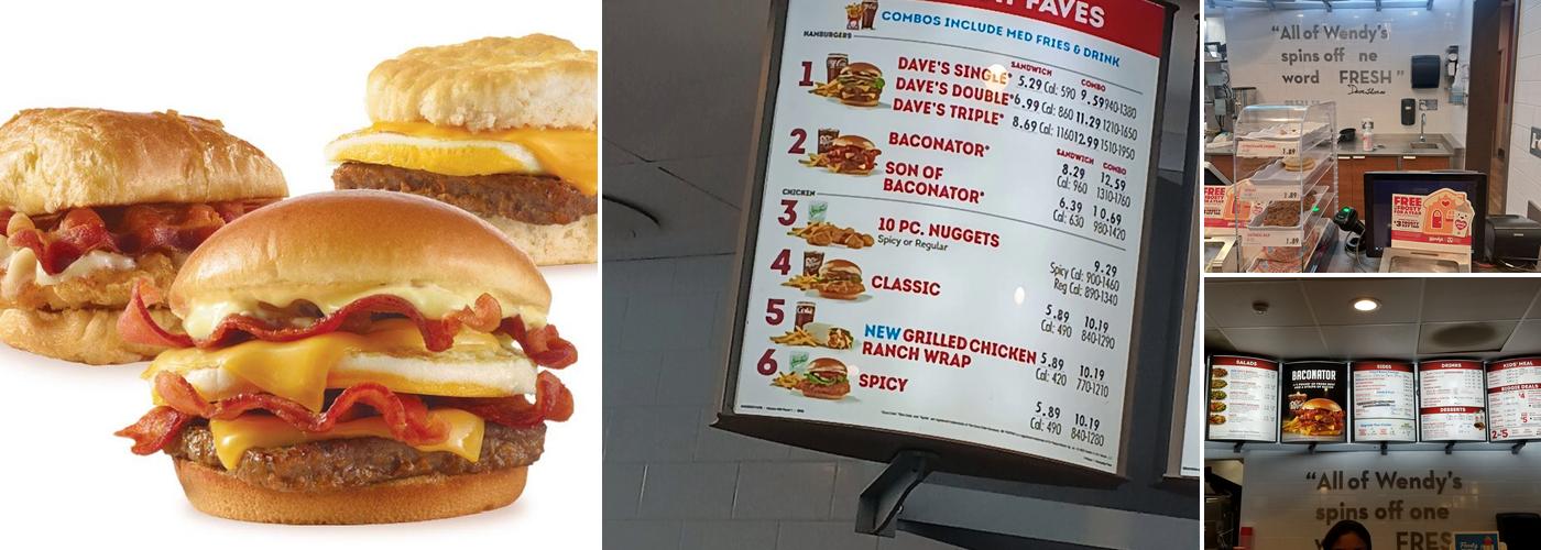 Wendy's Menu