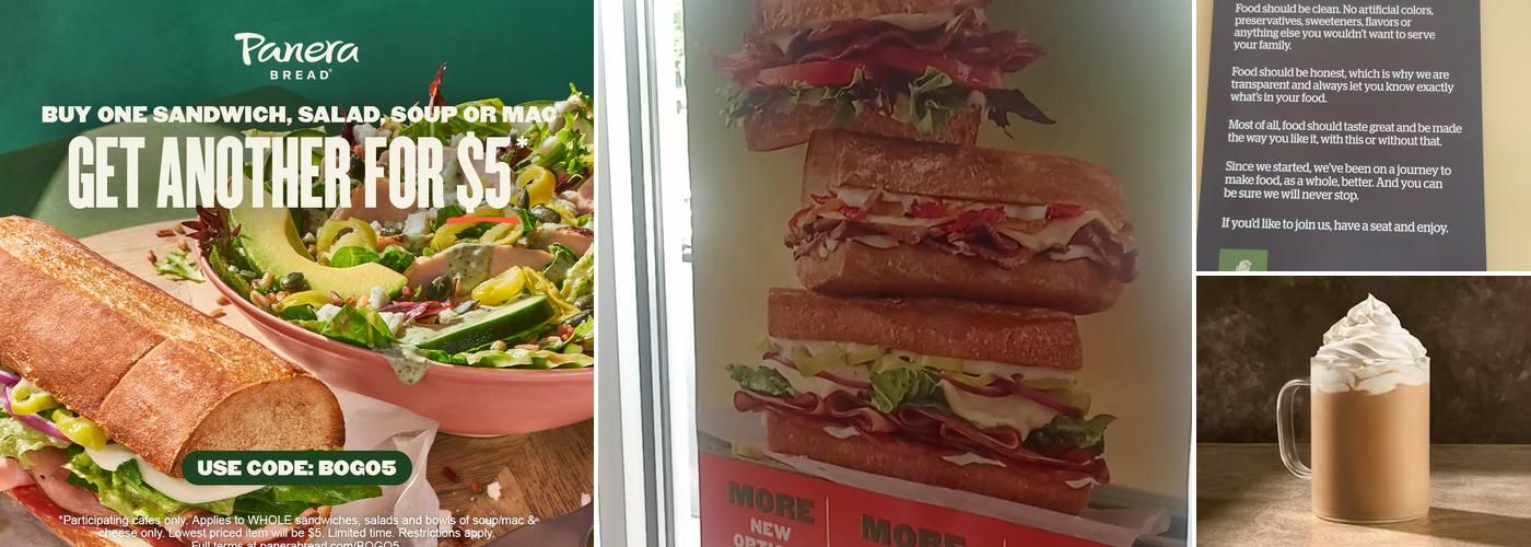 Panera Bread Menu