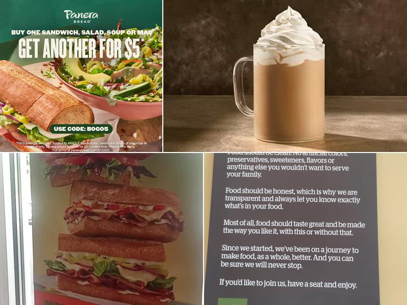 Panera Bread Menu