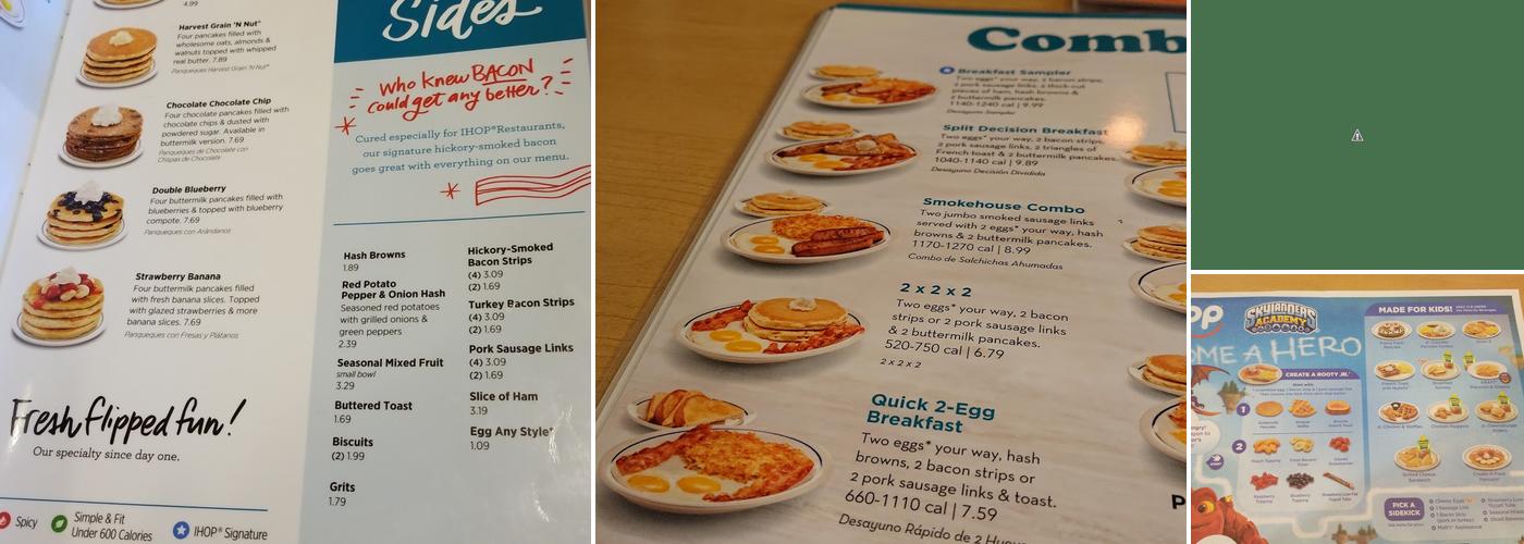 IHOP Menu