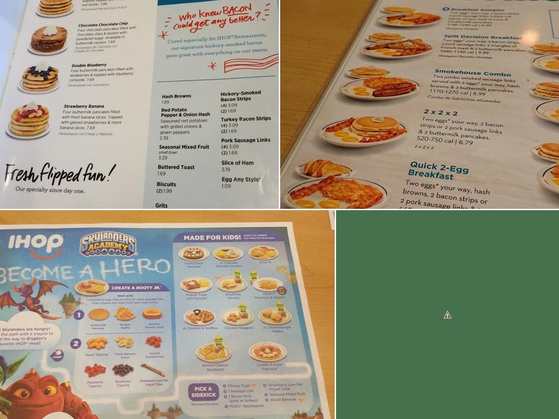 IHOP Menu