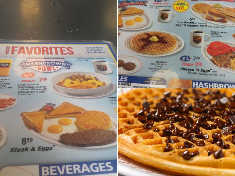 Waffle House Menu