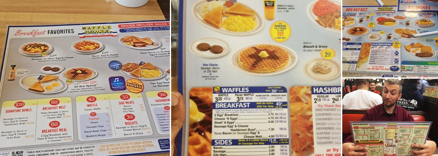 Waffle House Menu