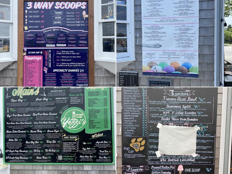 3-WAY SCOOPS Menu