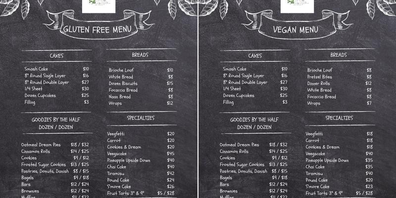 Veegs Menu