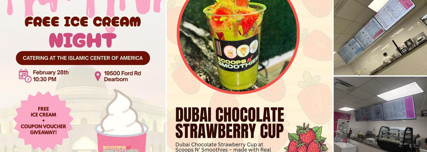 Scoops N Smoothies Menu