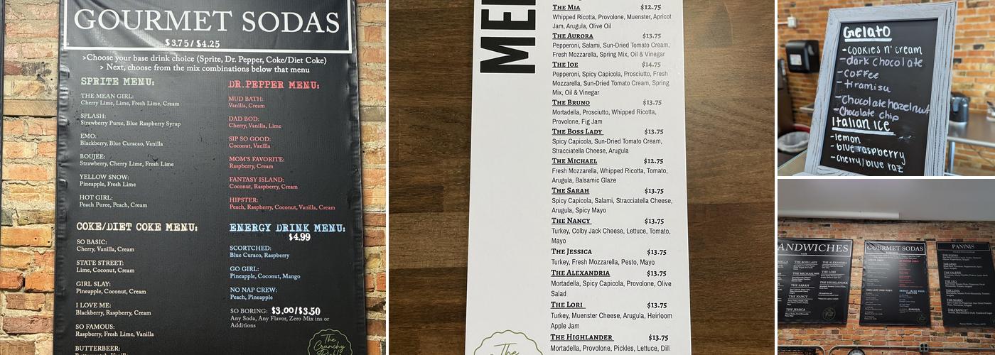 The Crunchy Pickle Menu