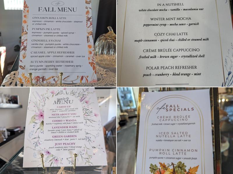 CFE Roasters Menu