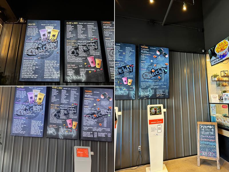 Quickly Boba Cafe Menu