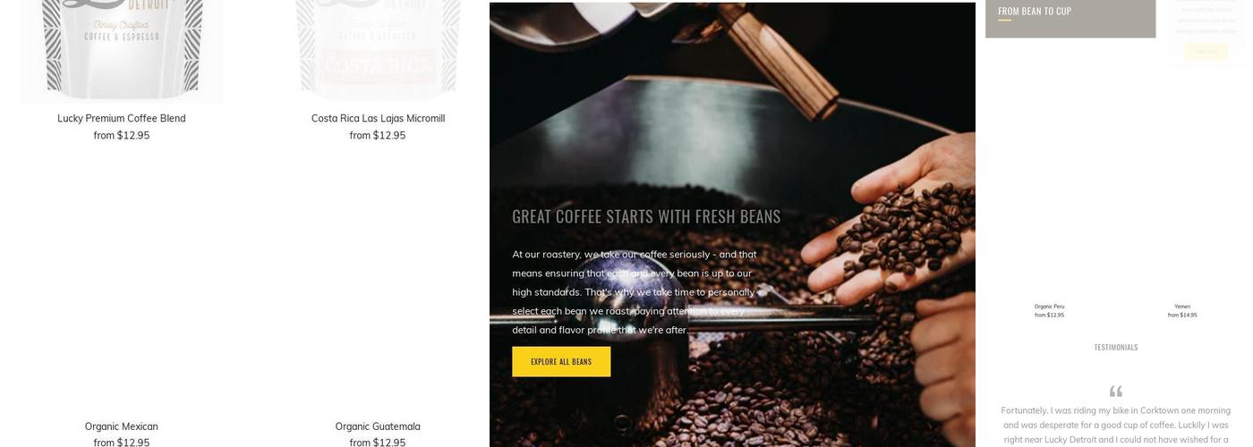 Lucky Detroit - GPP Menu