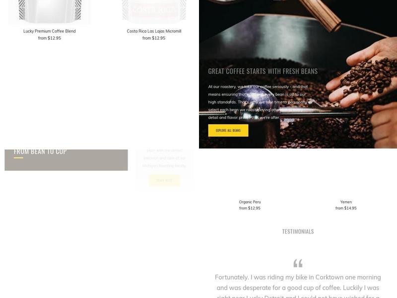 Lucky Detroit - GPP Menu