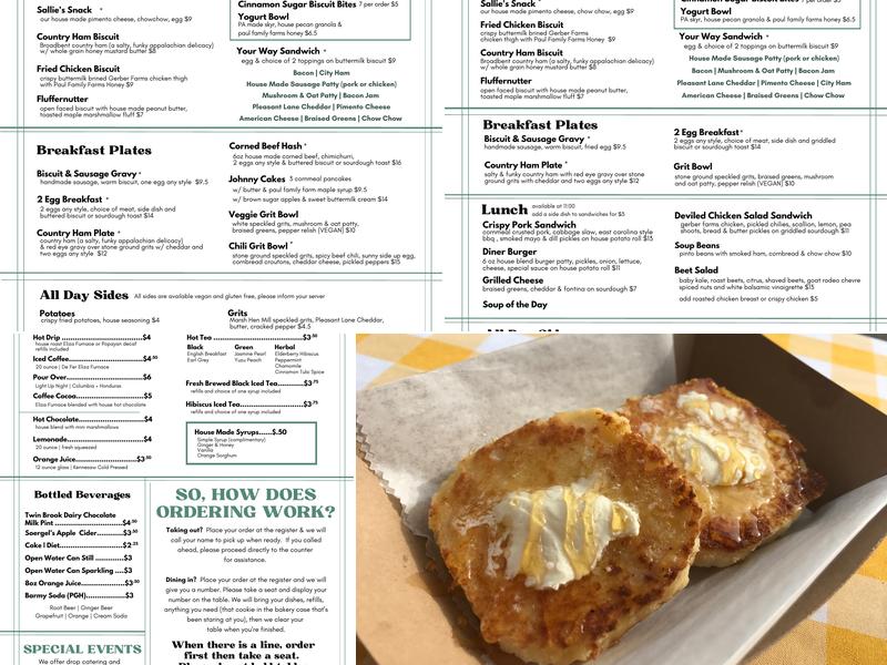 Wise County Biscuits & Cafe Menu