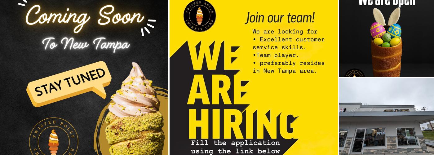 Twisted rolls chimney cake