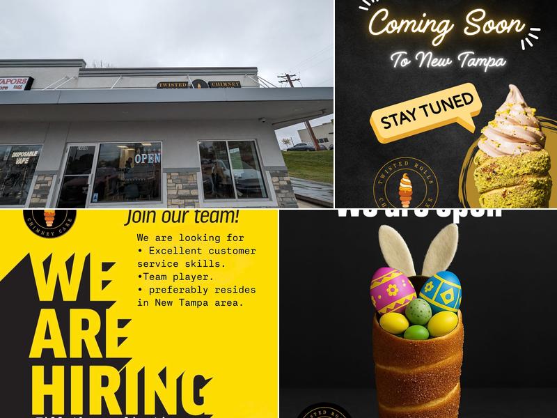 Twisted rolls chimney cake