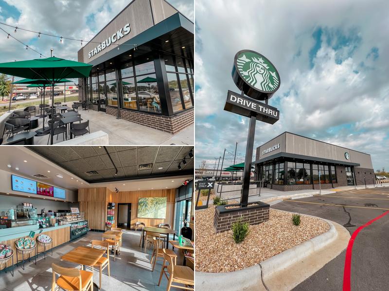 Starbucks Bus 65 and, 1951 West Marler Lane, S 20th St, Ozark