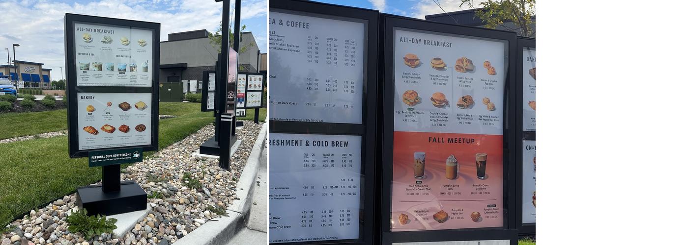 Starbucks Menu