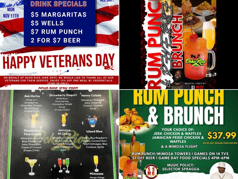 Ocho Rios Jerk Spot Menu