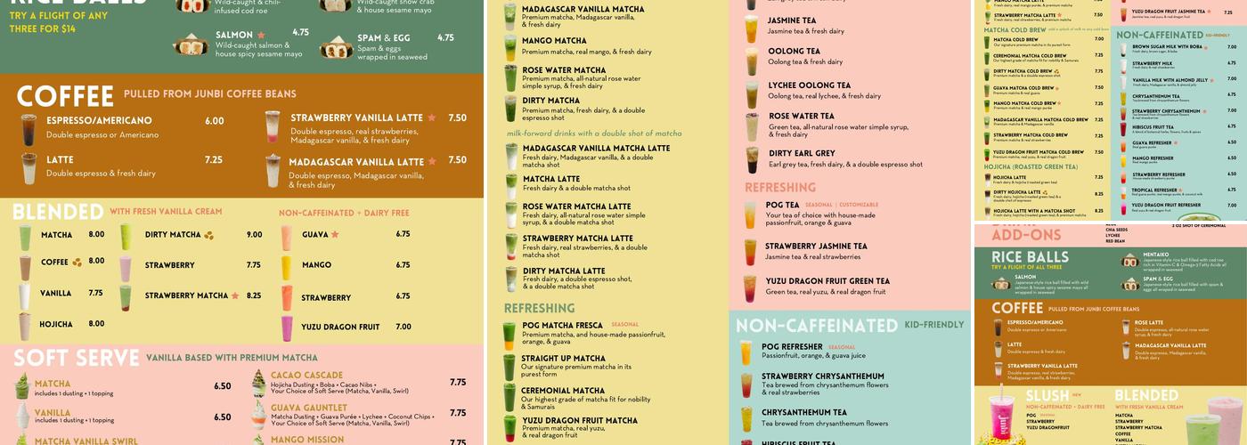 Junbi - Irvine Menu