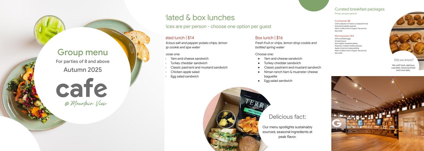 Google Visitor Experience Menu