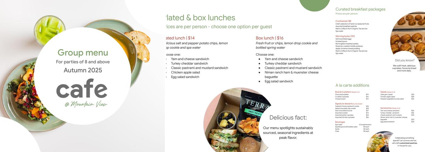 Google Visitor Experience Menu