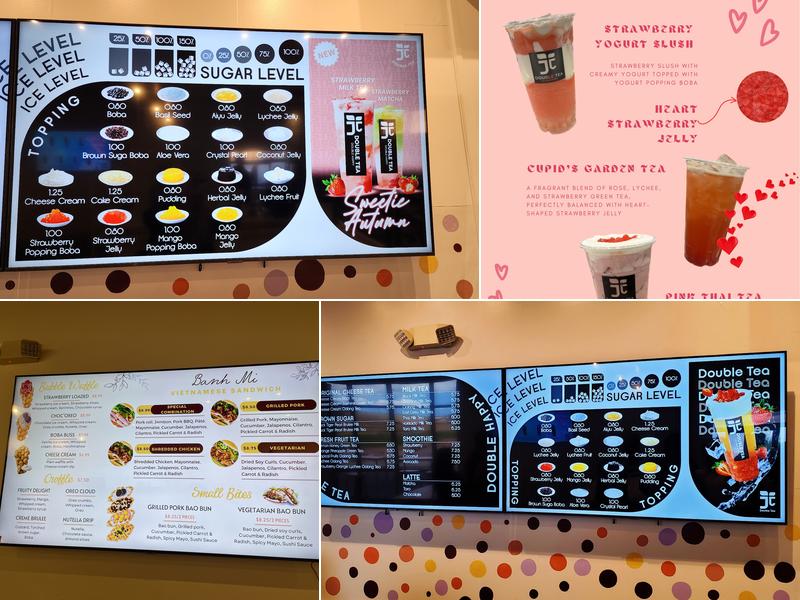 Double Tea Menu