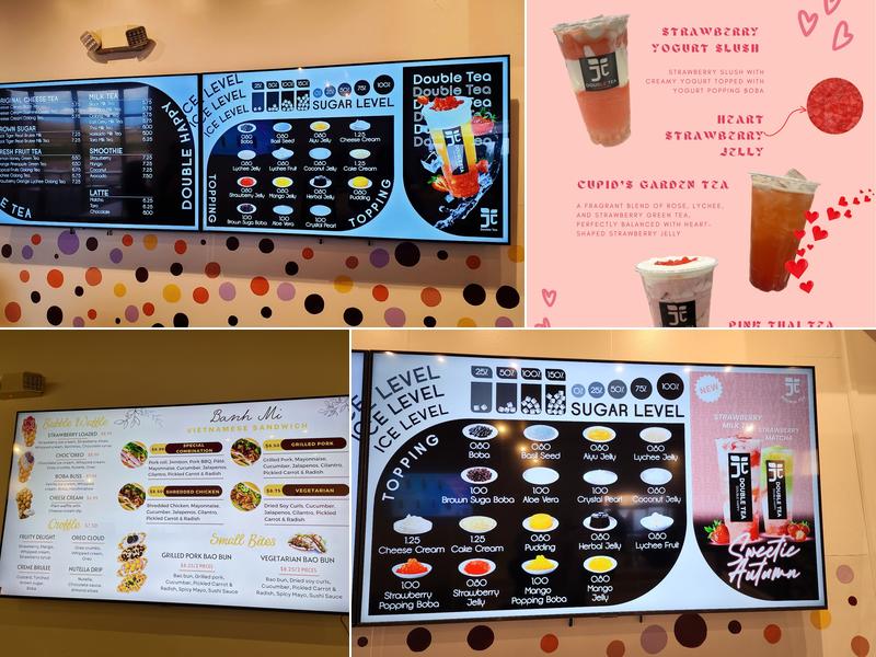 Double Tea Menu
