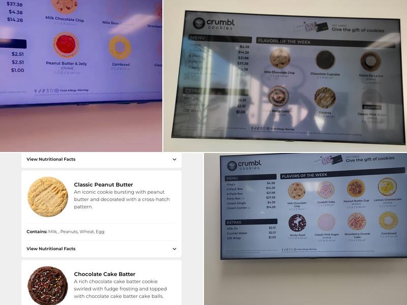 Crumbl Cookies - Dyer Menu