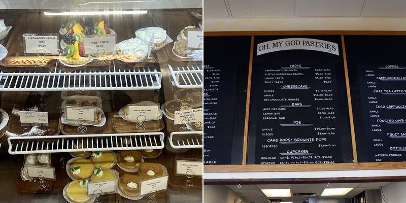 Oh my god pastries Inc Menu