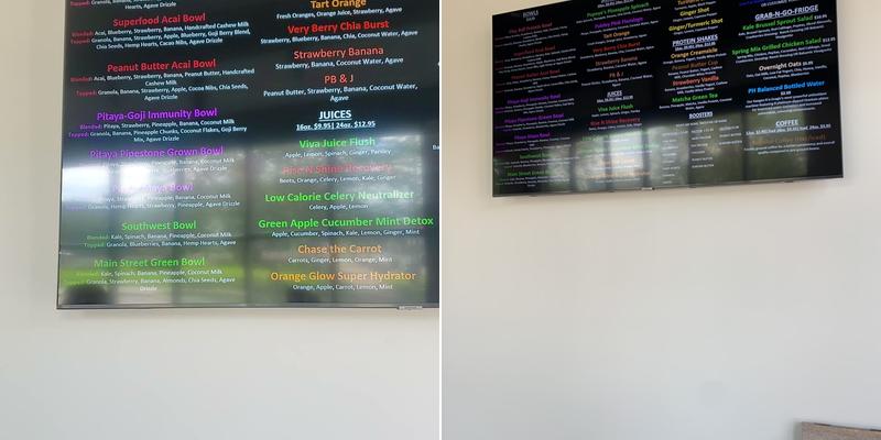 Verde Juice Box Menu