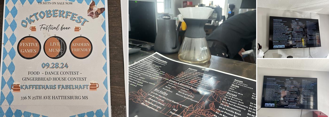 Kaffeehaus Fabelhaft Menu