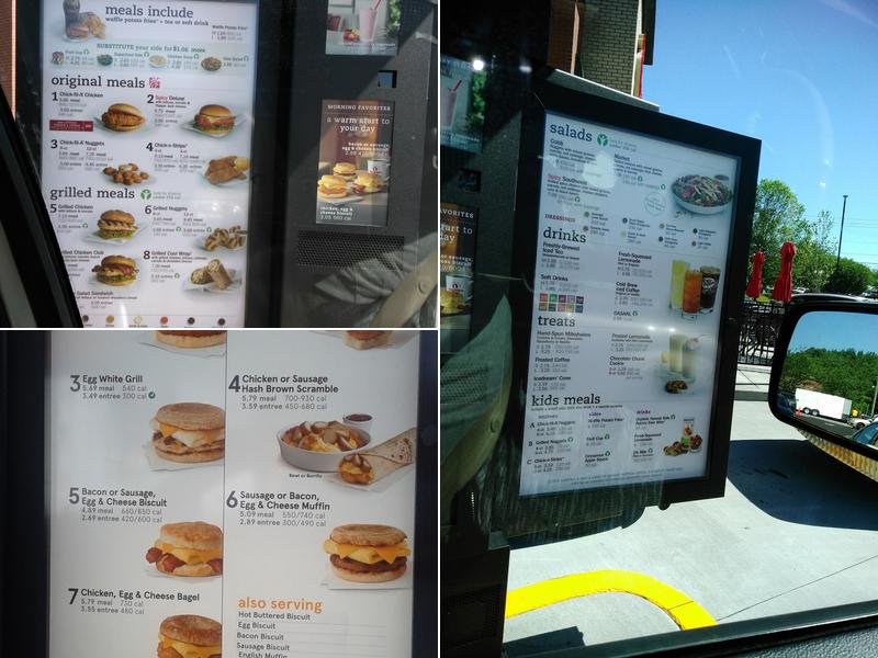 Chick-fil-A Menu