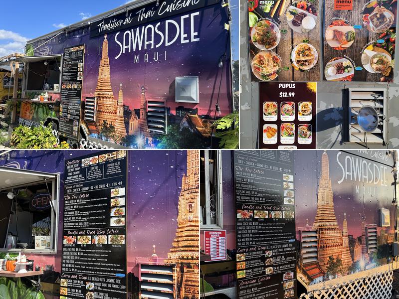 Sawasdee Maui Thai Menu