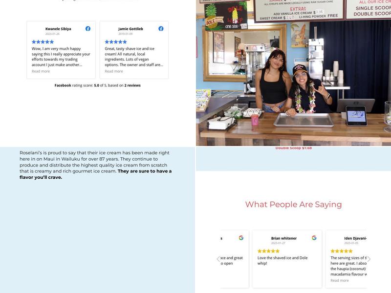 Surfing Monkey Shave Ice Menu