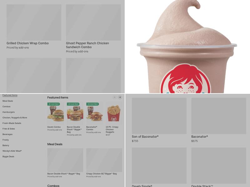 Wendy's Menu