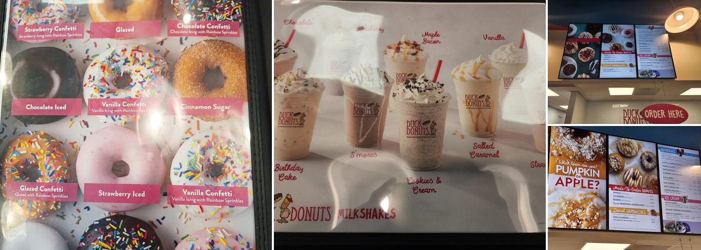 Duck Donuts Menu