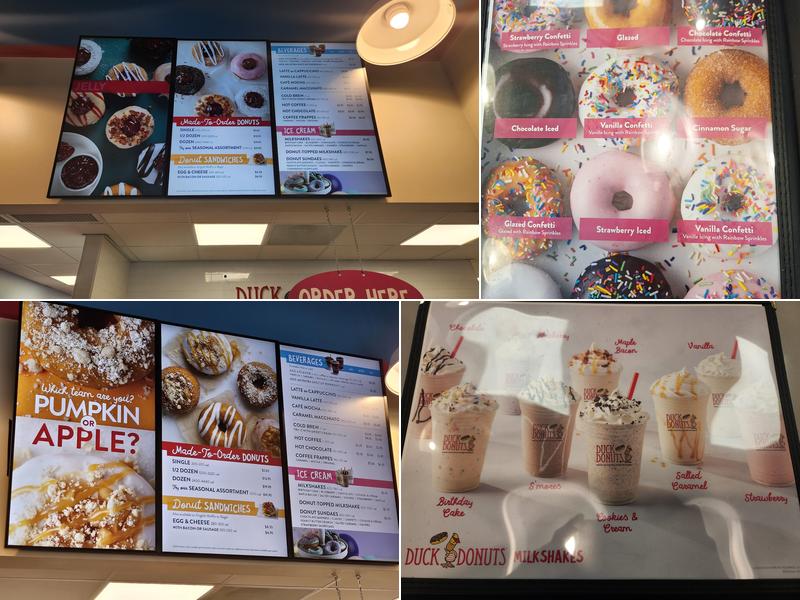Duck Donuts Menu