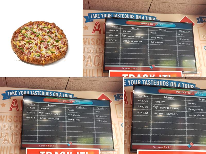 Domino's Pizza Menu
