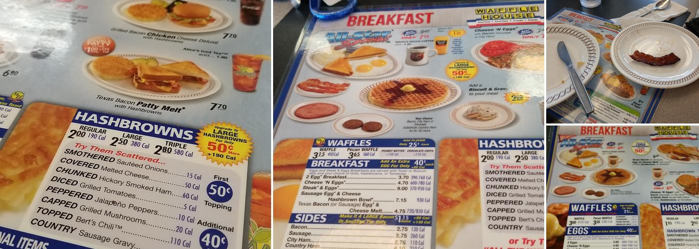 Waffle House Menu