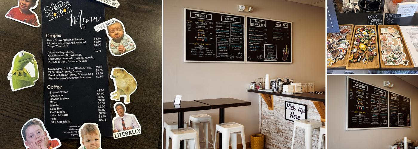 Kasa Du Bonbon Coffee and Boba Menu