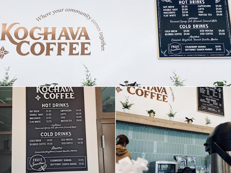 Kochava Coffee Menu