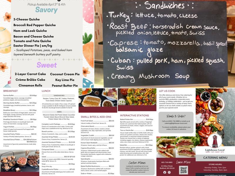 Lighthouse Local Menu