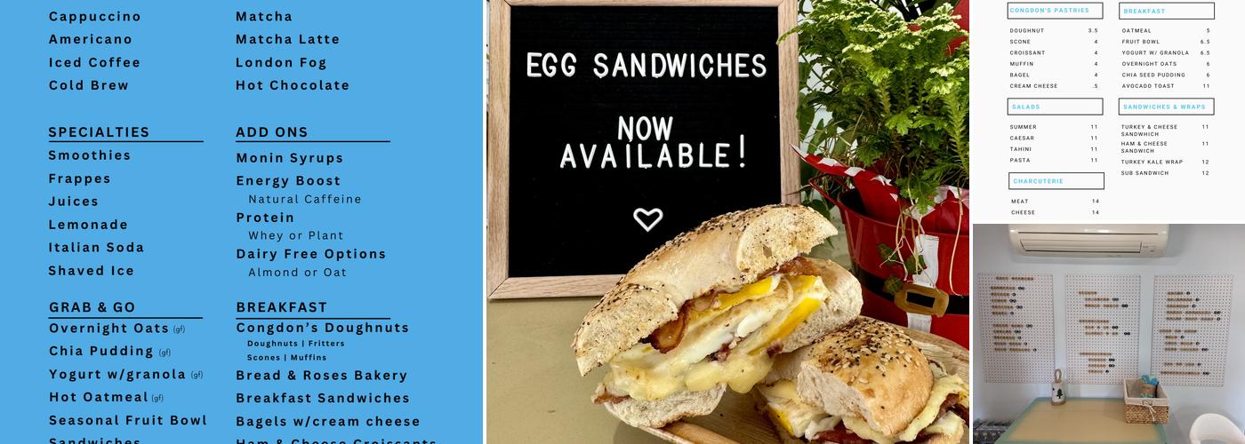 Beach Bliss Cafe & Gift Shop Menu