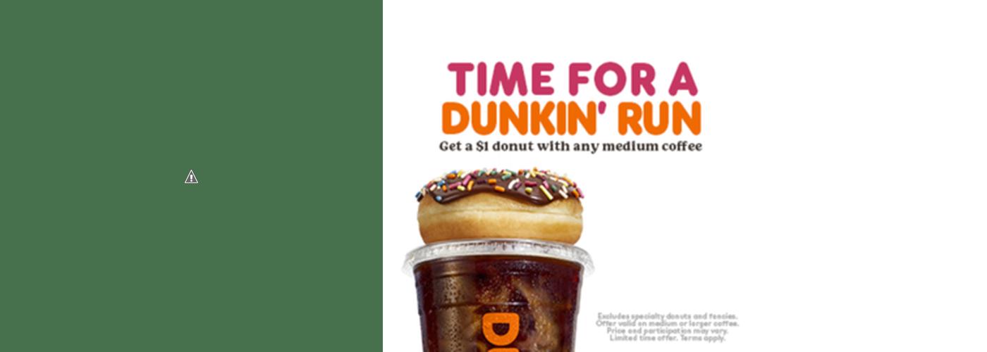 Dunkin' Menu
