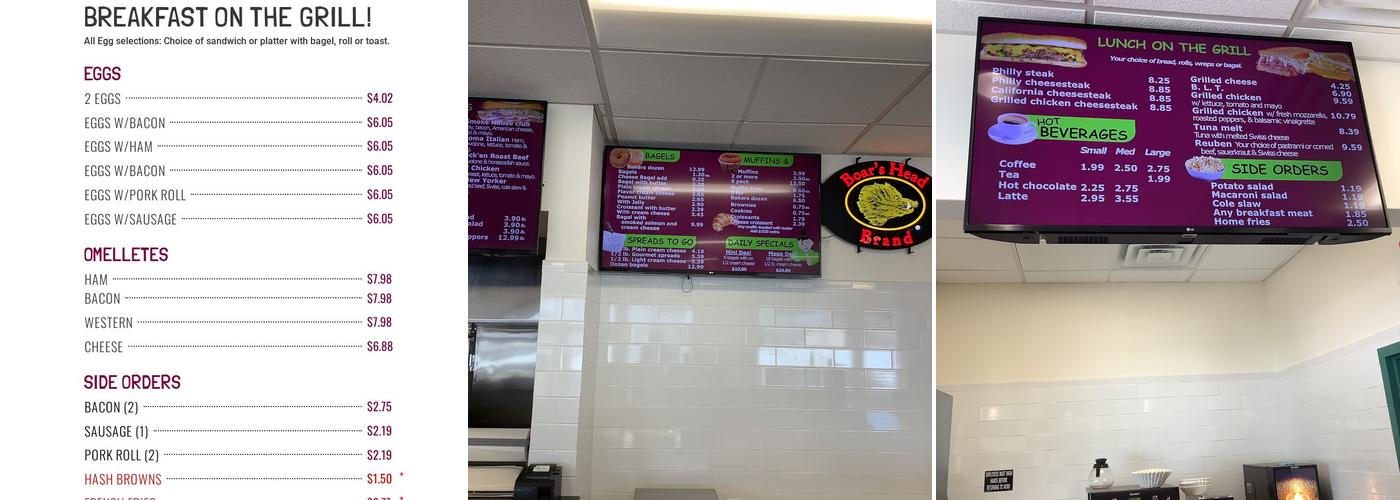 BAGELFRESH Menu