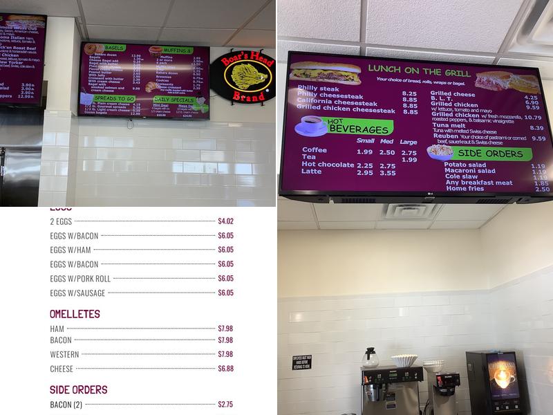 BAGELFRESH Menu